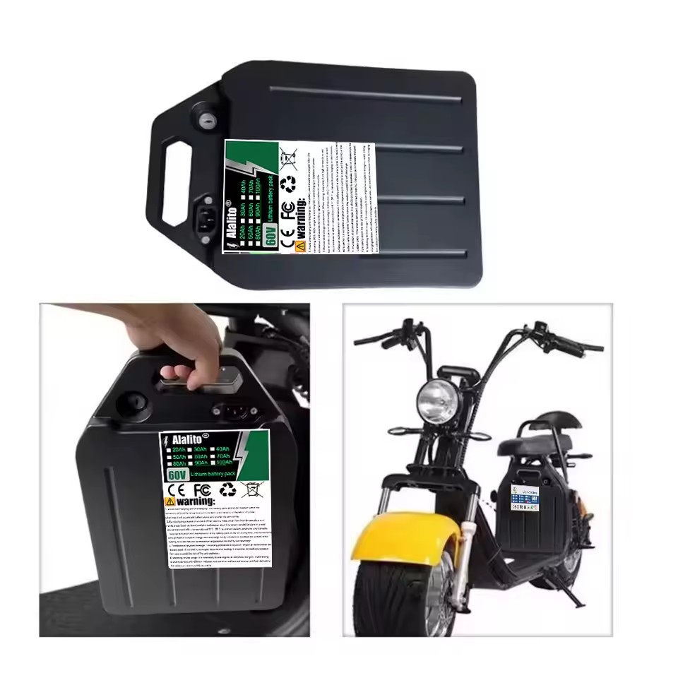 Electric vehicle lithium batte - đánh giá và giá 60V 50Ah Electric Scooter Battery